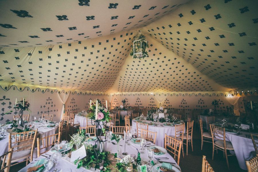 Cornish Cream wedding tent