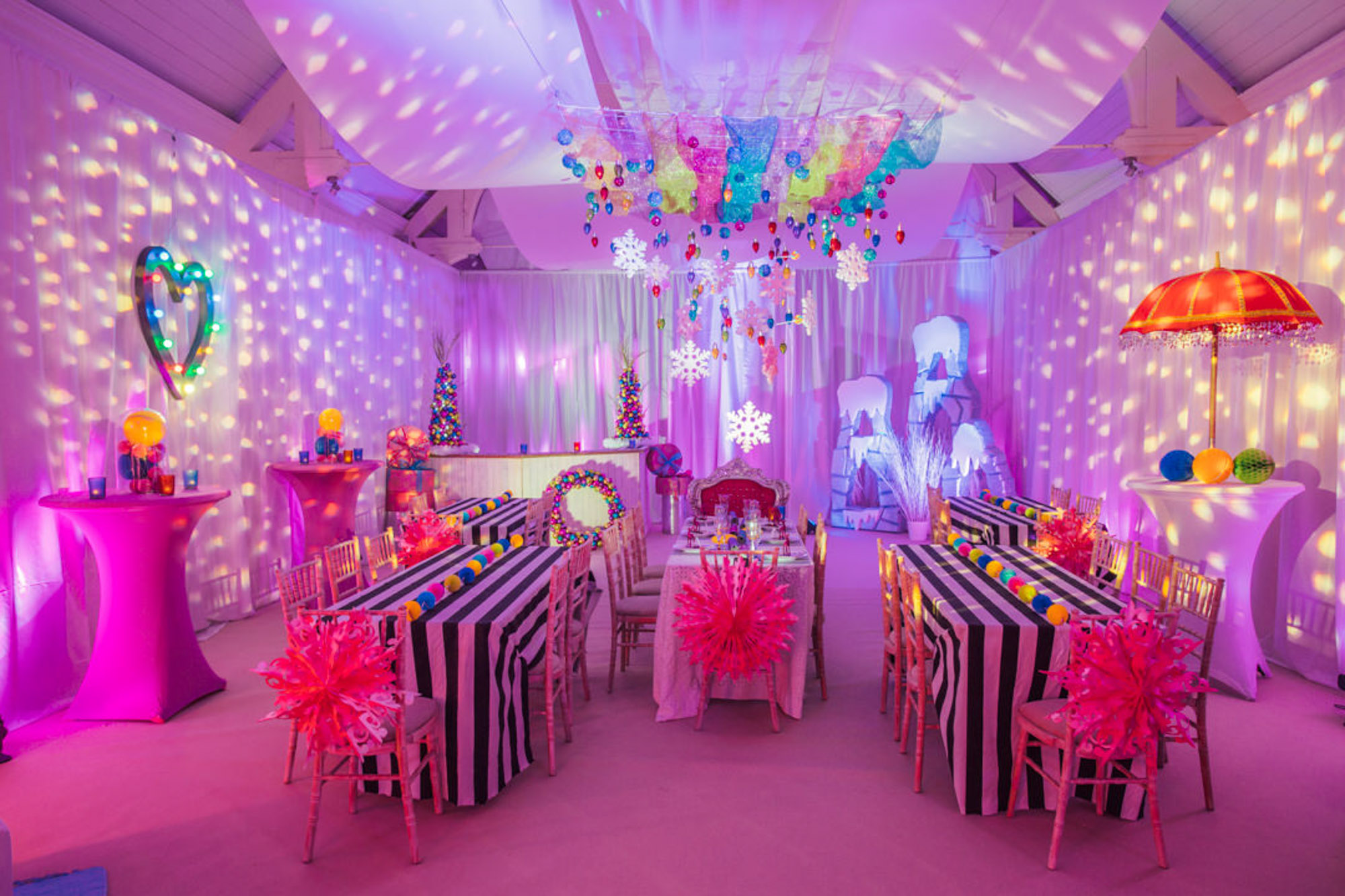 Arabian Tents Christmas Marquee Party Ideas