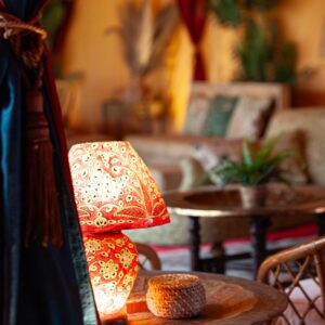 Camel Skin Table Lamp