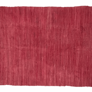 Block Coloured Rug - Cherry Red