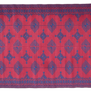 Plastic Mat - Red and Blue