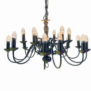 18 Arm Brass Chandelier