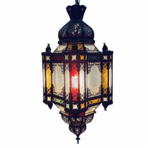 Glass Moroccan Lantern Chandelier (Medium) #1