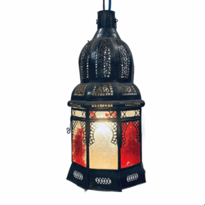 Glass Moroccan Lantern Chandelier (Medium) #2