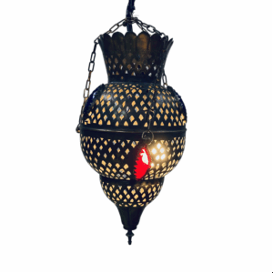 Brass Moroccan Chandelier (Medium) #2