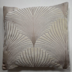 Art Deco Cushion - Cream
