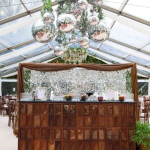 Carved Brass Inlay Bar